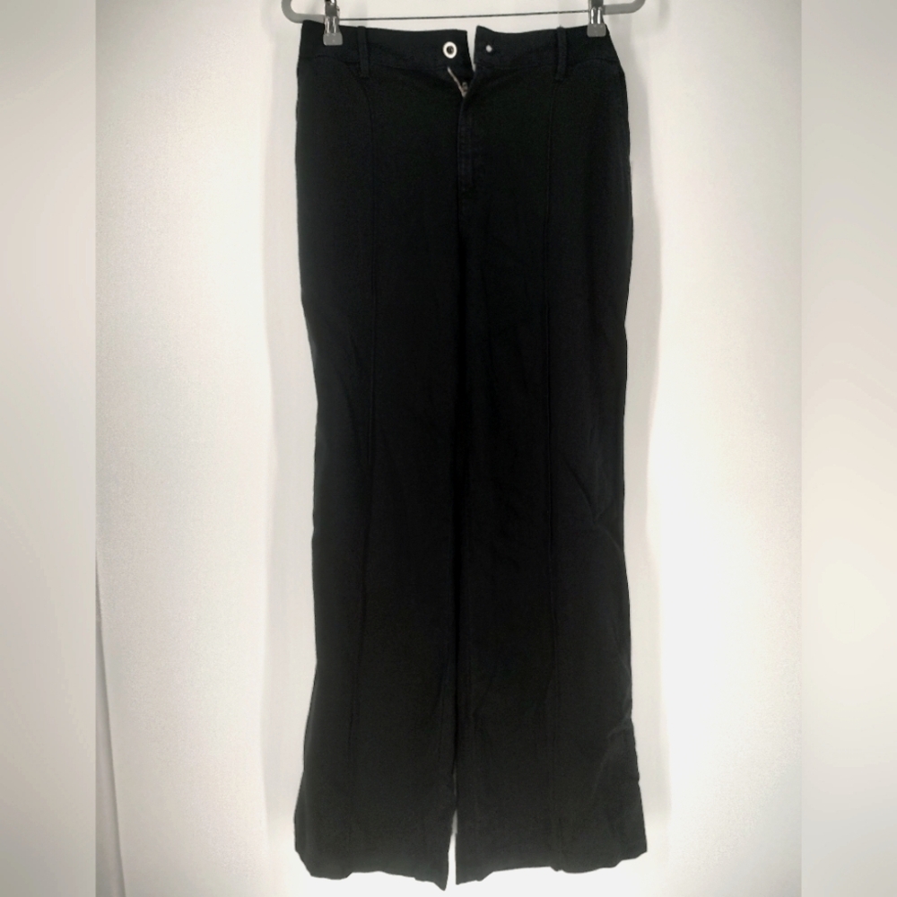 Bella Dahl Women's Wide Leg Black Pants Size 31